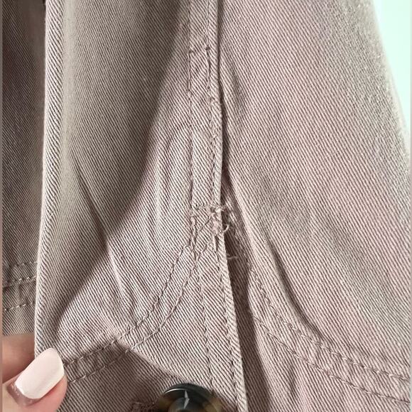 NWOT DownEast 100% Cotton Mauve Jacket Two Front Pockets Button Down Size XXL - Picture 6 of 11